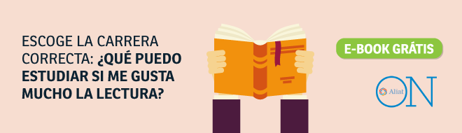 onaliat ilustracion de libro abierto escoge la carrera correcta